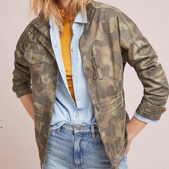 Anthropologie Jackets & Blazers - Anthropologie Marrakech Camo Anorak Jacket
